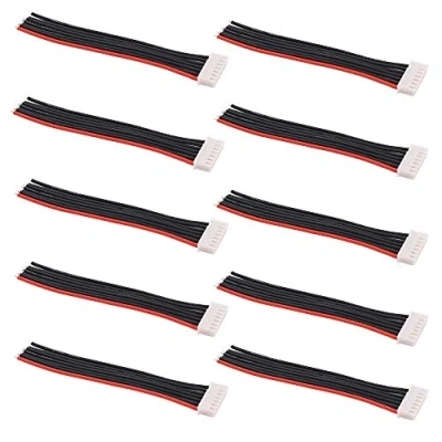 Image of OliRC 10pcs 4&quot; / 10cm JST XH 6S Balance Plug Connector Adapter Lead Wire 22awg Silicone Cable for RC Lipo Battery Charger(C126 10)