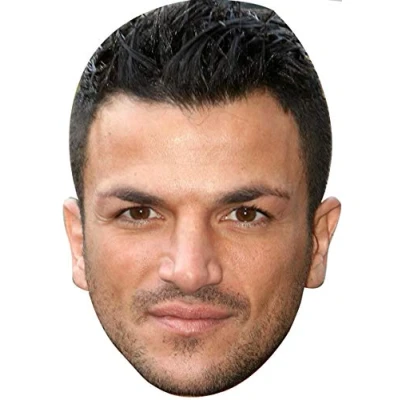 Image of FoxyPrinting Peter Andre Celebrity Cardboard Party Face Mask Fancy Dress