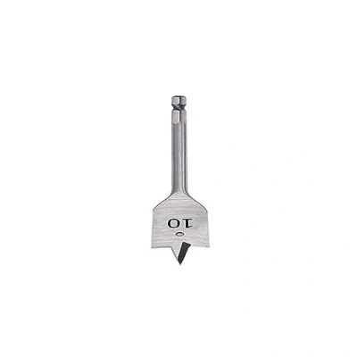Image of Trend Snappy 10mm Diameter Flat Bit with Centre Point &amp; Cutting Spurs for Fast Drilling In Timber, SNAP/FB/10