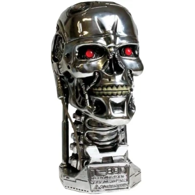 Image of Nemesis Now B1427D5 Terminator Head Box 18cm Silver,21cm
