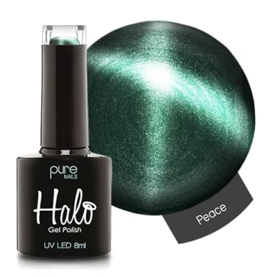 Image of Halo Gel Polish 8ml Peace. UV/LED Nail Polish, Long Lasting &amp; Easy To Apply. Soak Off Art Colours For Manicure Pedicure. Professional Home Use.