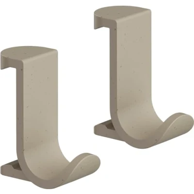 Image of hansgrohe WallStoris Planet Edition towel hook, holder, bathroom accessory without drilling, sand, 28915210