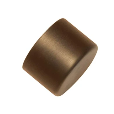 Image of Gardinia Curtain Rod Finials, Aluminum Bronze, Ø 25 mm 32217
