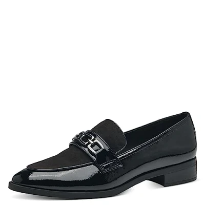 Image of MARCO TOZZI Women&#039;s 2 24306 41 Slipper, Black Pat.Cb., 5