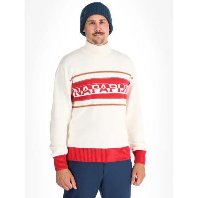 Image of Napapijri Sardona Jumper, Men&#039;s, Size: Small, Beige dimity