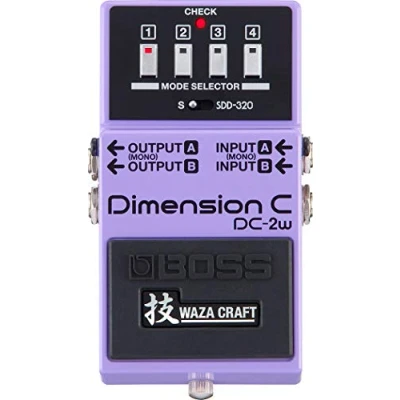 Image of BOSS Dc 2W Waza Craft Dimension C Guitar Pedal, Experience with Complete Sonic Authenticity