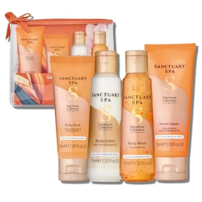 Image of Sanctuary Spa Petite Retreat Gift Set, Vegan, For Women, Birthday Gift, Womens Sets, Body and Bath Set