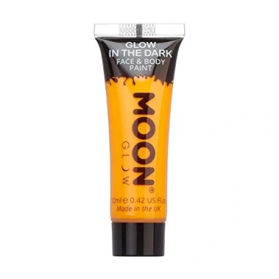 Image of Moon Glow in the Dark Face &amp; Body Paint 12ml Orange Phosphorescent Charge to