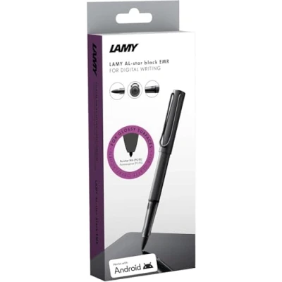 Image of LAMY AL star EMR Stylus pen stylish touchscreen equipped with PC/EL tip customizable shortcut button &amp; ergonomic grip for precise writing drawing on digital media