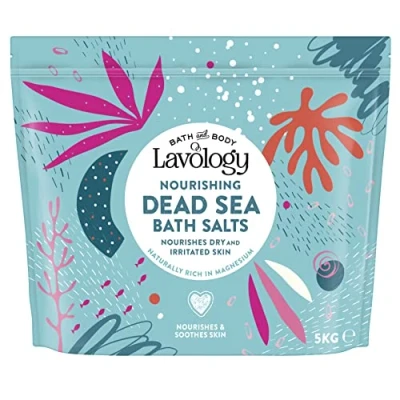 Image of Dead Sea Bath Salts by Lavology 5kg All Natural Ingredients Nourishes Dry &amp; Irritated Skin