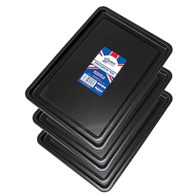 Image of [Set of 3] Non Stick 32cm Oven Baking Trays