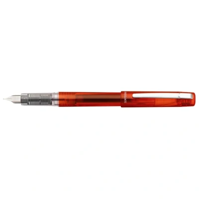 Image of PLATINUM Prefounte Medium Fountain Pen Vermillion Orange