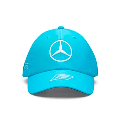 Image of Mercedes AMG Petronas Formula One Team 2023 George Russell Driver Cap Blue Unisex Size: size