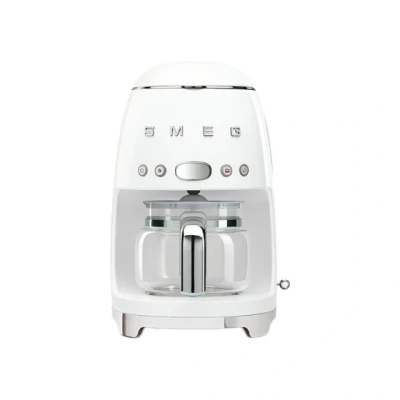 Image of Smeg DCF02WHUK 50s Retro Design Drip Coffee Machine in White
