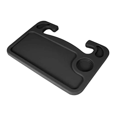 Image of Youyijia Steering Wheel Desk 42 x 28 2.2cm Portable Car Table Tray Vehicle Seat Mount for Laptop Food Dining Reading Working Stand Holder(Black)