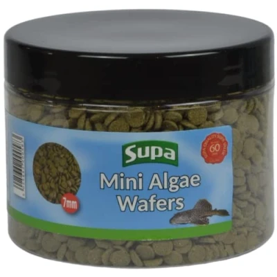 Image of Supa 7mm Mini Algae Wafers 300 grams, Ideal For Bottom Feeding Fish, Made From Premium Quality Ingredients Which Offer A Nutritionally Balanced Diet,