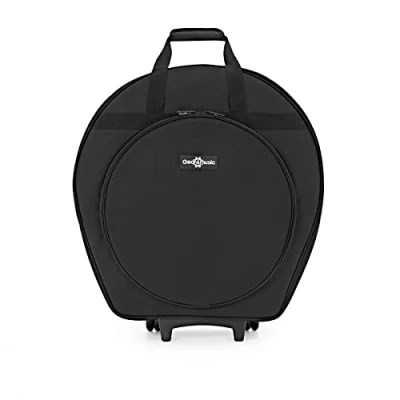 Image of 22 Inch Cymbal Case with Wheels by Gear4music Holds 8 Cymbals