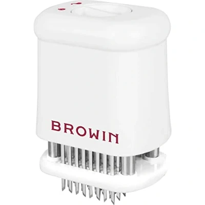 Image of Browin Meat Tenderiser, Stainless Steel, White, Large
