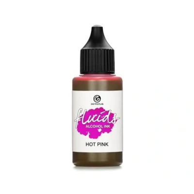 Image of Octopus 30ml Fluids Alcohol Ink HOT pink for fluid art and resin,