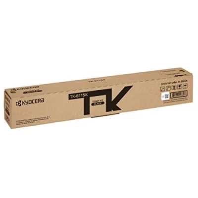 Image of Kyocera TK 8115K Laser Toner Black Original Premium Printer Cartridge 1T02P30NL0 for ECOSYS M8124, M8130