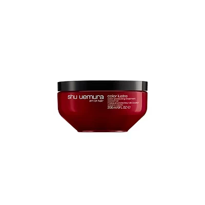 Image of Shu Uemura, Brilliant Glaze Hair Mask Color Lustre, Colour Treated Hair, Enriched with Rose Oil and Goji Berry Extract, to Preserve Shine Colour, 200 ml