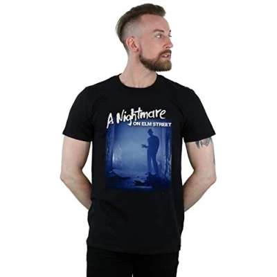 Image of Absolute Cult A Nightmare On Elm Street Men&#039;s Freddy is Waiting T Shirt Black XXX Large
