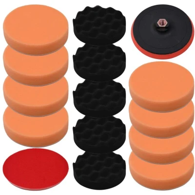 Image of vidaXL 14 Piece Polishing Pad Set 150 mm