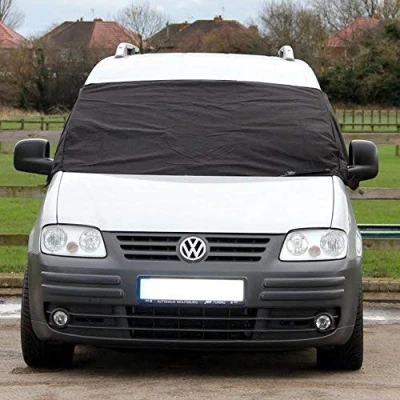 Image of Caddy Front Window Screen Cover Wrap Curtain Frost Protection Black Out Blind