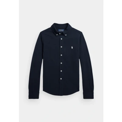 Image of Polo Ralph Lauren Featherweight Cotton MESH Shirt for kids, Size: 10 12y, Aviator navy