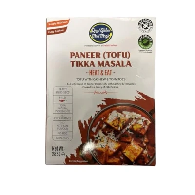 Image of Authentic Indian Curries/Delhi Kitchen/ PANEER/TOFU/TIKKA MASALA/Vegan/Ready Meal/285g Pack of 2