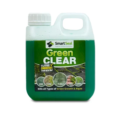 Image of Smartseal Green Clear Moss and Black Algae Remover 1 Liter