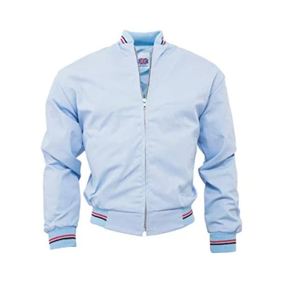Image of Relco Mens Monkey Jacket Retro Mod Scooter Skinhead Sky Blue L