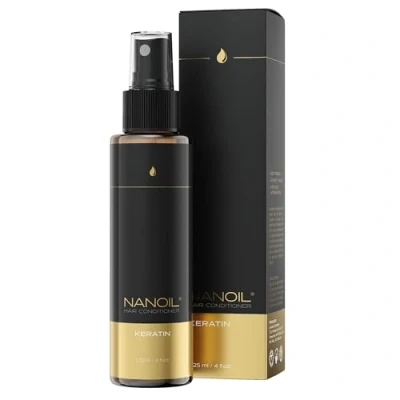 Image of Nanoil Keratin Hair Conditioner 125ml Bi Phase Conditioner, Repair and Regeneration, Strengthening of Weak Hair, Perfect Health