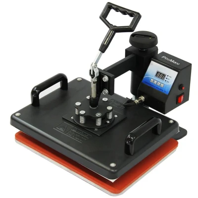 Image of Swing Heat Press Machine 8 in 1 Combo Sublimation T Shirts Mug Plate Cap Making Pressing Transfer Multifunction Sign Printing Design Business Multipurpose Professional 38 x 30cm