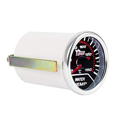 Image of Mintice Universal Car Engine Smoke Tint len 2&quot; 52mm Bar Indicator Water Temperature Meter