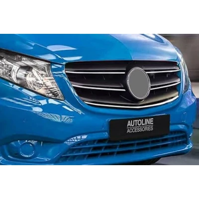 Image of Chrome Front Grille Trims To Fit Vito W447 (2020+)