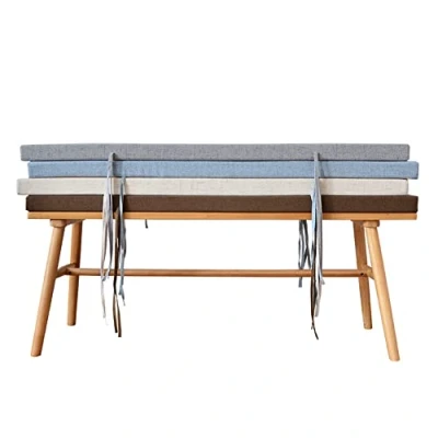 Image of Yuly Garden Bench Cushions Dining Seat Pads for Kitchen Home Wooden Bench,5cm Thick,High Density Upholstery Foam Cushion Patio Pad