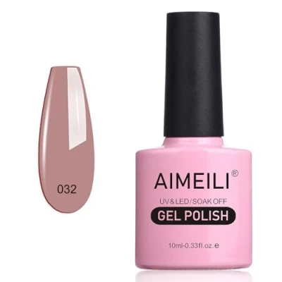 Image of AIMEILI Soak Off UV LED Nude Gel Nail Polish Eur So Chic (032) 10ml