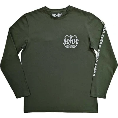 Image of Paradiso Clothing AC/DC ROCK Long sleeved top, Size: XL, Green