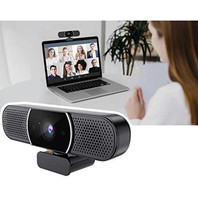 Image of Matosio OwlBar Mini 2K videoconferencing Camera with Soundbar and Microphone All in One for Meeting Room or Teleworking Office Compatible Zoom/MS Teams OBS Streaming
