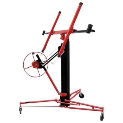 Image of vidaXL Plasterboard and Drywall Board Lifter, Hoist Plaster Lifter Jack Tool 68kg Lifting CapacityFoldable Frame Commercial DIY T Mech