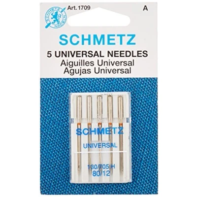 Image of Schmetz Universal (Regular / Standard) Household Sewing Machine Needles, Size 80/12 (130/705 H)