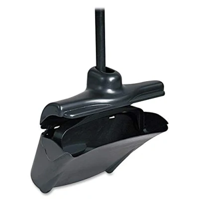 Image of Rubbermaid Commercial Products FG253200BLA001 Width Executive Series Lobby Pro Upright Dust Pan 124/5 Inch, Black