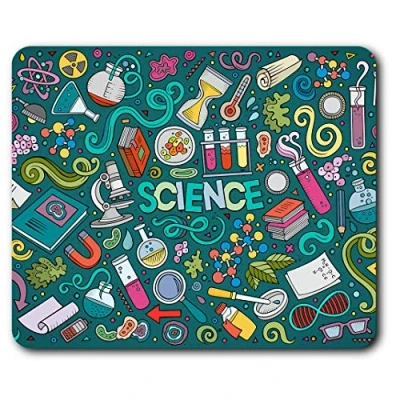 Image of Science Biology Chemistry Physics Uni Mouse Mat Pad Computer PC Laptop Gaming Office Home Desk Accessory Gadget 8169