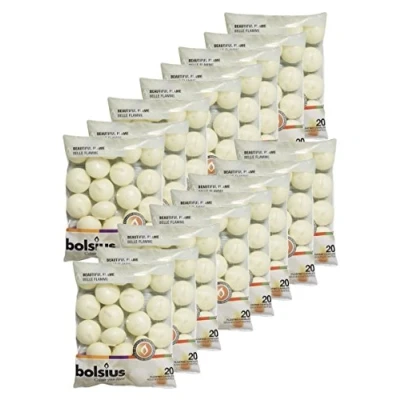 Image of 320 Floating Candles, Ivory