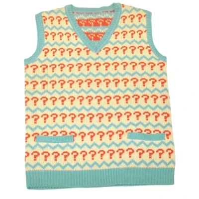 Image of Doctor WHO Medium Seventh (Sylvester McCoy) Jumper Official BBC 7th Tank Top by LOVARZI, Multicoloured, M