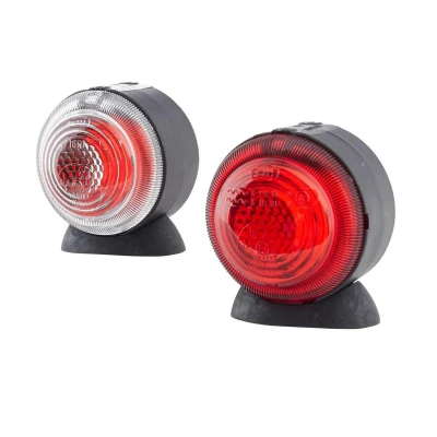 Image of 1836319 Marker Light HELLA 2TJ 001 633 211 24V C5W Crystal clear, red black Left, Upper, Right