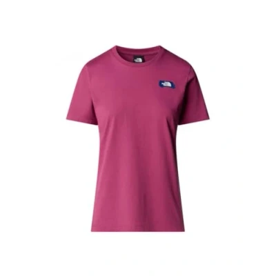 Image of The North Face Outdoor Graphic TEE Print Tshirt, Women&#039;s, Size: 6, Cyber berry