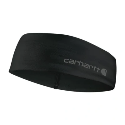 Image of Carhartt Womens Force Lightweight Headband, Black, One Size