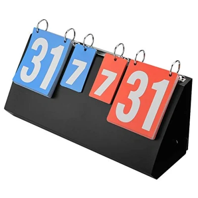 Image of Chrees 4 Digit Sports Competition Score Board Scoreboard for Table Tennis Basketball Badminton